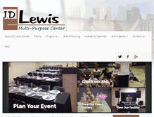 Tablet Screenshot of jd-lewis-center.com